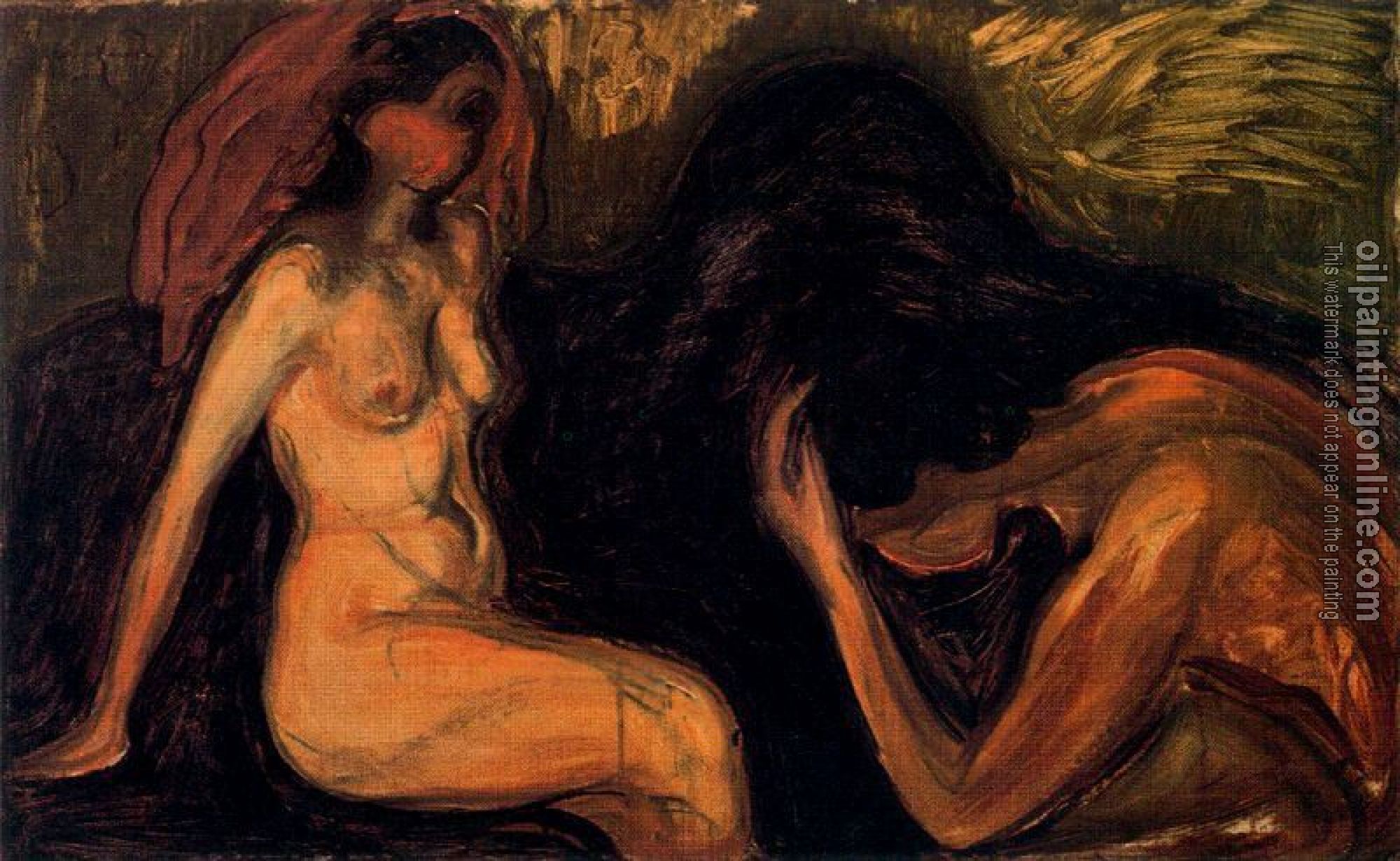Munch, Edvard - Man and Woman
